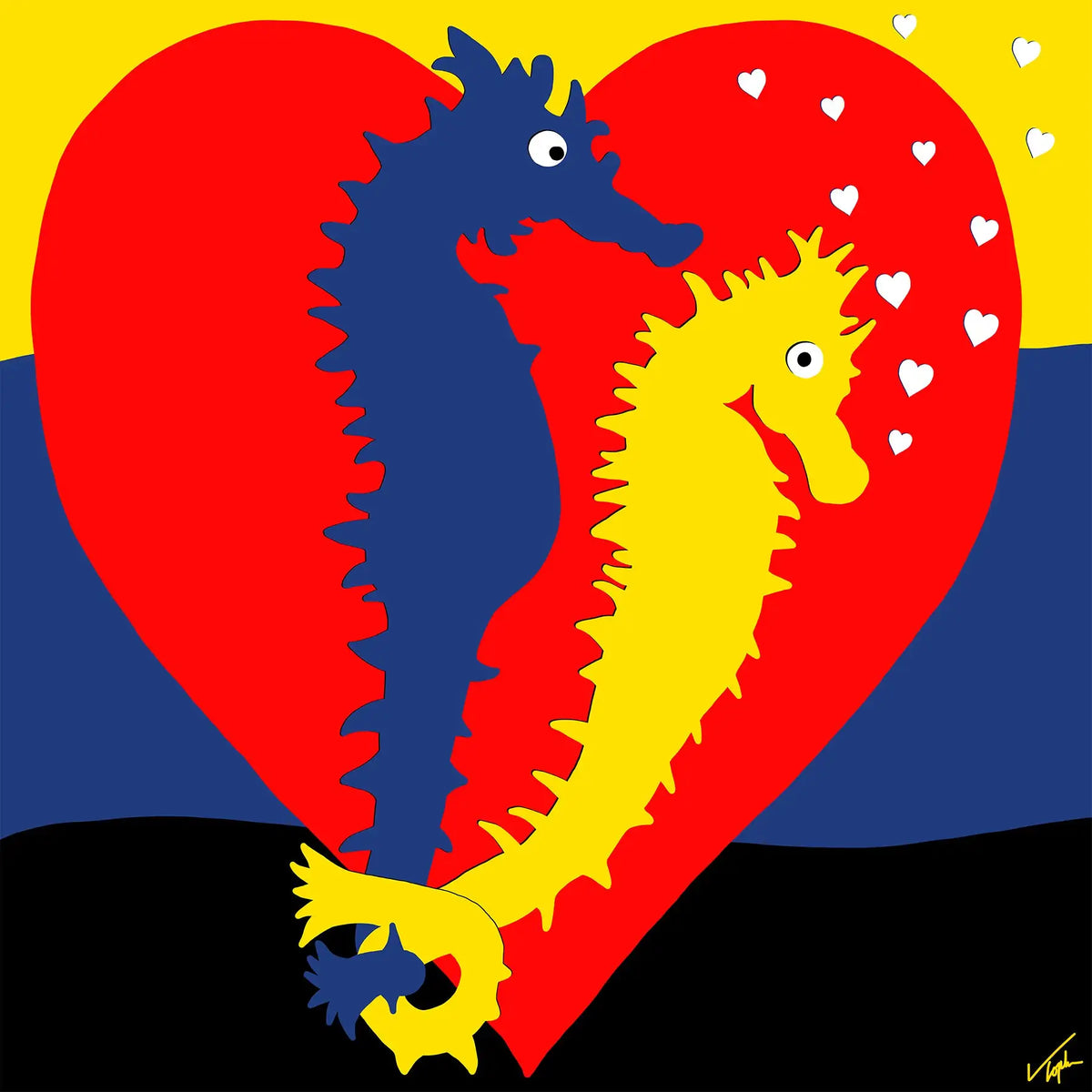 Seahorses - Topher Straus Fine Art