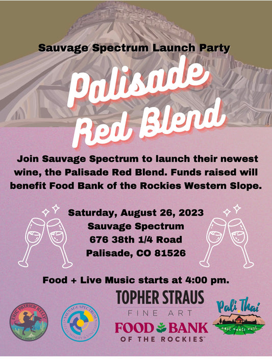 Join me this Saturday at Sauvage Spectrum Winery!