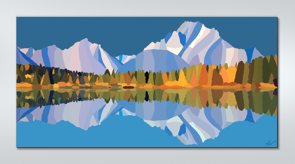 Room presentation of Grand Teton National Park by Topher Straus