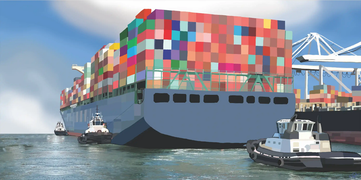 Oakland Cargo - Topher Straus Fine Art