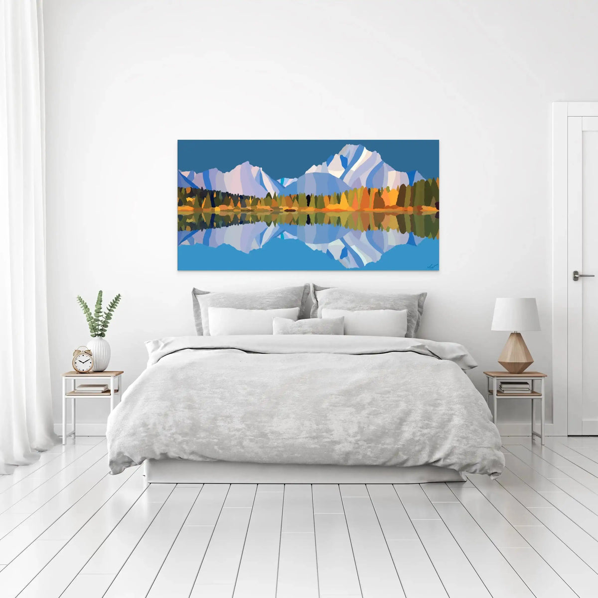 Grand Tetons National Park Painting - Original Art by Topher Straus ...