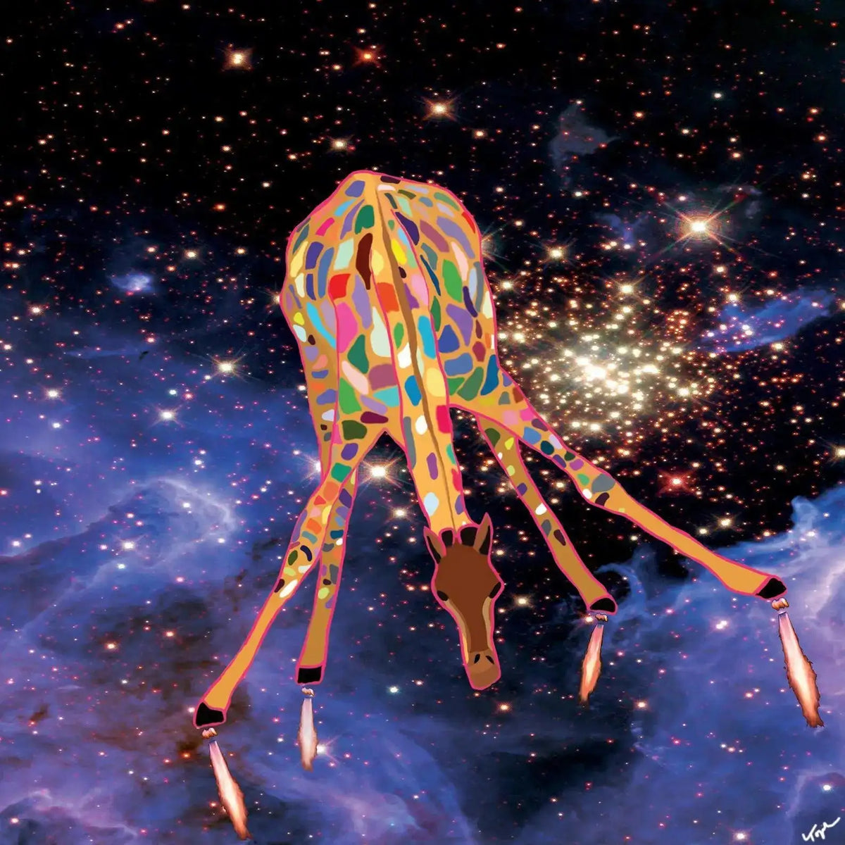 Rocket Giraffe - Topher Straus Fine Art