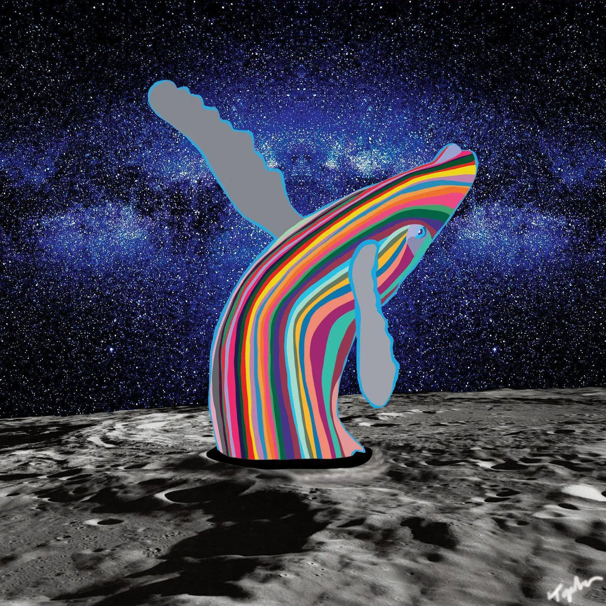 Space Whale by Topher Straus - Topher Straus Fine Art